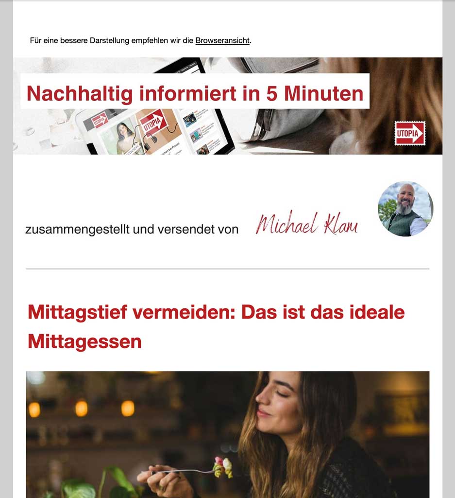 Nachhaltig informiert in 5 Minuten Nachhaltig informiert in 5 Minuten